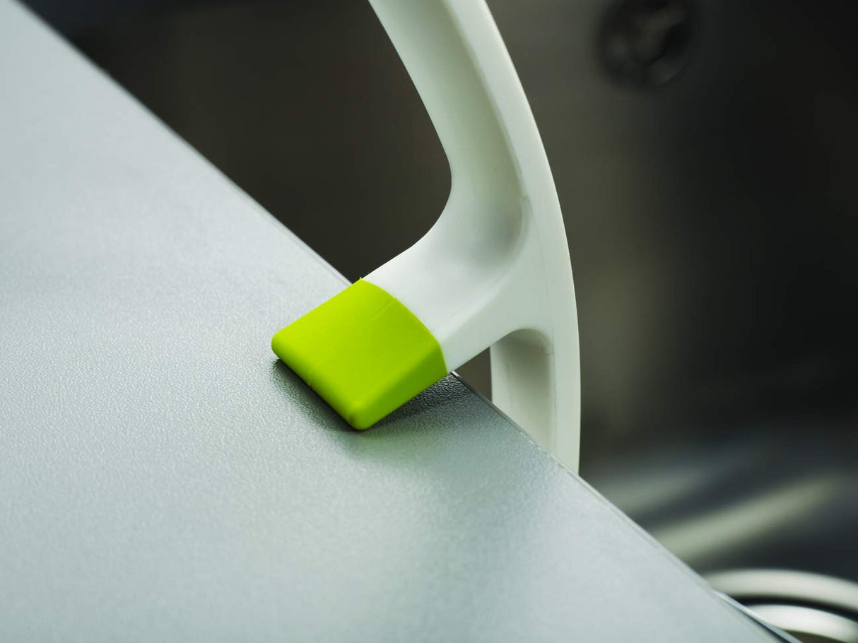 Joseph Joseph Edge Dish Brush with Integrated Sink Rest, Grey Joseph Joseph