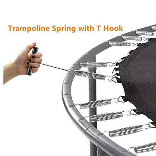 5.5 Inch Trampoline Springs Heavy Duty Stainless Steel Replacement Spring, Set of 16 TreeLen