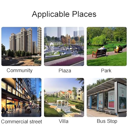 Steel Frame Outdoor Indoor Bench, Outdoor Benches Weatherproof, Art Deco Alloy Picnic Bench, All Weather Resistant Backless Patio Garden Bench, for Garden, Porch, Park, Balcony, Outside(Yellow,180CM/7 FQWYNMZ