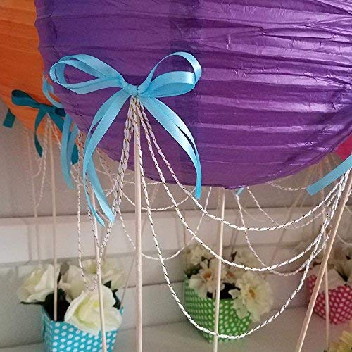 328 Feet Cotton Bakers Twine, Gold Metallic Wedding & Holiday Twine KINGLAKE