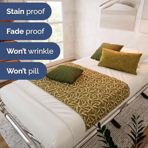 Cot Sheet Set 25” x 75” – Easy-Fit Cot Size Mattress Sheets – Ideal for Narrow Twin, Camper Bunk, RVs, Twin Bunks, Day Care and Camping Cots - Cot Size Fitted Sheet fits 6” to 10” Mattresses – White CGK Unlimited