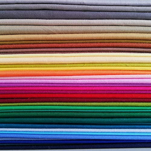 50 PCS 8" x 8" Precut Multi-Colors Cotton Fabric Squares Fabric Bundles for Sewing & Quilting Beginners newamishquilt