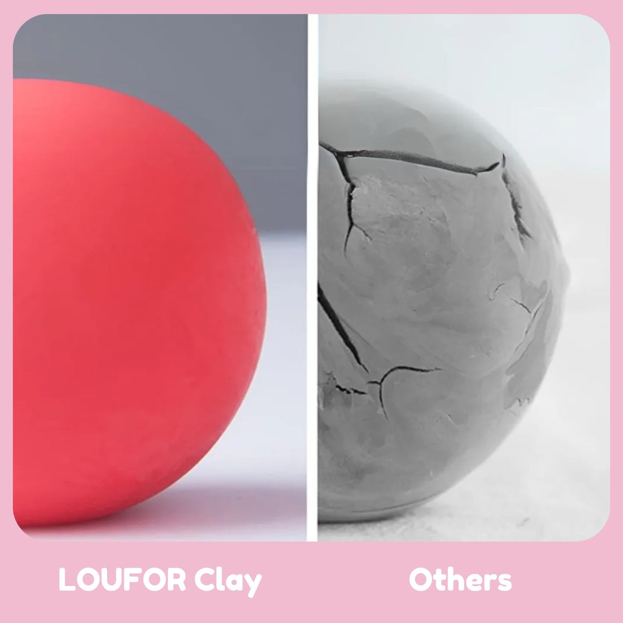 LOUFOR Air Dry Clay Kits - Modeling Clay for Kids, Ultra Light & Soft, Safe & Non-Toxic, DIY Airdryclay Kit with Sculpting Tools and Tutorials, Creatible Art Crafts Toys Gifts for Boys Girls LOUFOR