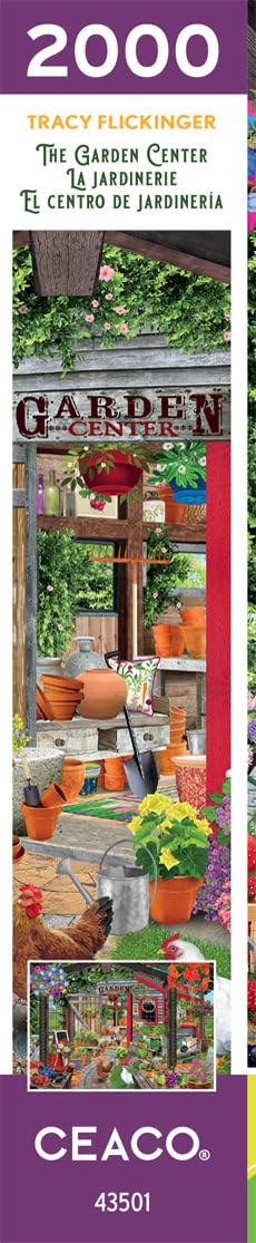 Ceaco - Tracy Flickinger - The Garden Center - 2000 Piece Jigsaw Puzzle Ceaco