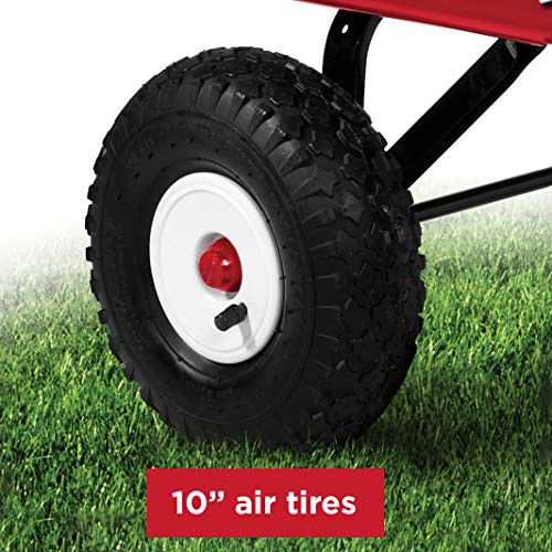 Radio Flyer 36" All-Terrain Steel & Wood Wagon Radio Flyer