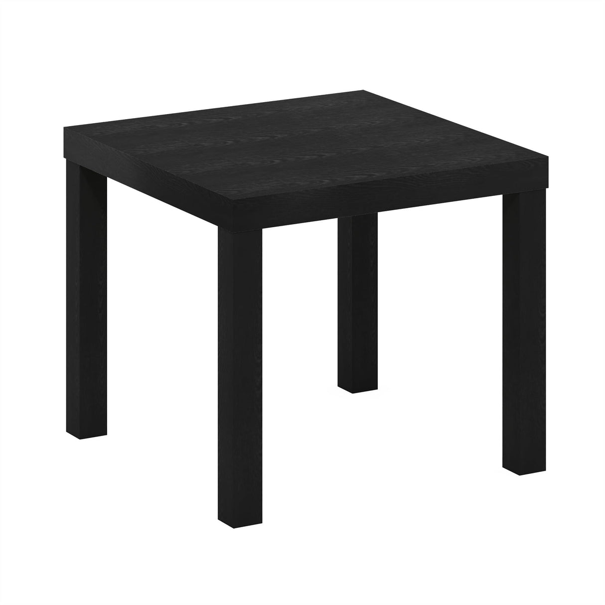 Furinno Classic Homey Square Parsons Side End Table, 1-Pack, Black Furinno