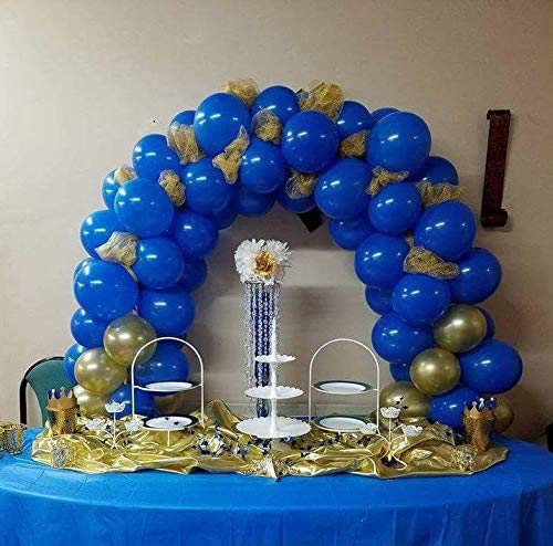 LANGXUN 12ft Black Table Balloon Arch Kit, Balloon Arch Stand Frame For Birthday Party Wedding and Graduation Decorations, Christmas Decort Baby Shower Bachelor Party Supplies LANGXUN