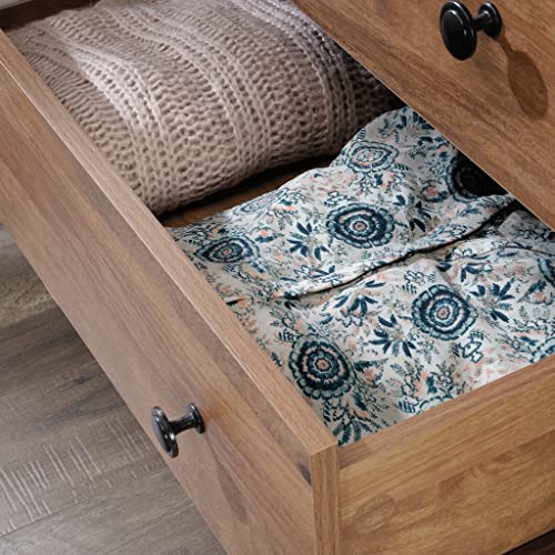 Sauder North Avenue Dresser, L: 15.83" x W: 42.95" x H: 30.00", Black Sauder