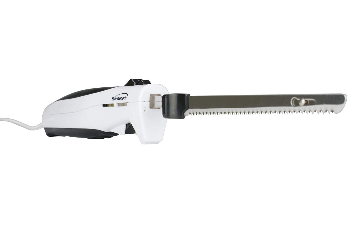 Brentwood TS-1010 Electric Carving Knife,7-inch,White Brentwood