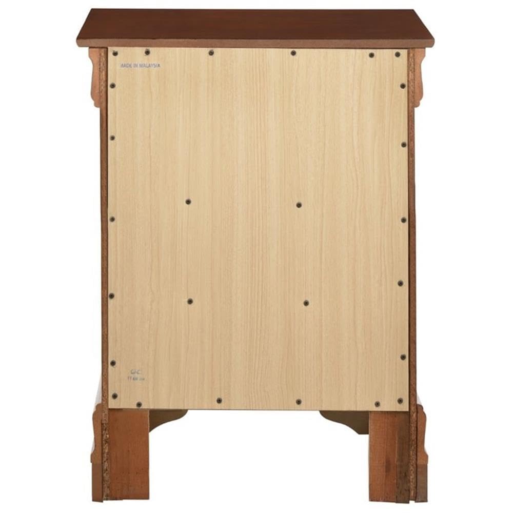 Glory Furniture Louis Phillipe 3 Drawer Nightstand in Cherry Glory Furniture