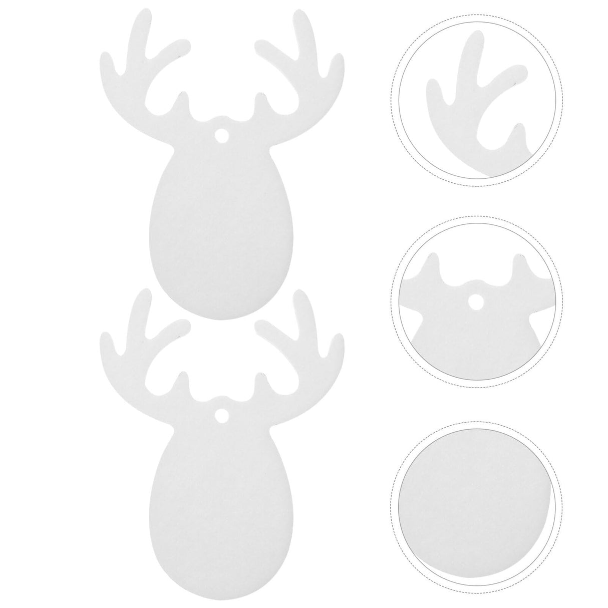 Baluue 8pcs Air Freshener Sublimation Blanks, Car Scented Hanging Sheets Car White Fragrant Blank Air Freshener Sheets Diy Auto Scented Sheets for Car Home Decor Baluue