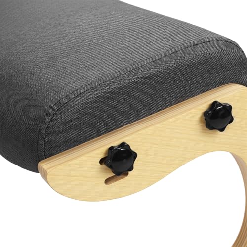 YOXIER Kneeling Chair,Kneeling Desk Chair,Office Sitting Posture Correction Chair,Rocking Home & Work Wooden Computer Desk Chairs, Back & Neck Spine Pain, Better Posture, Ergo Knee Support Stool 1 Set YOXIER
