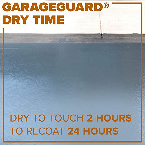 INSL-X EGG310S9A-1K Garage Guard Waterbased Epoxy Semi-Gloss Paint 1 Gallon Kit Showroom Gray INSL-X
