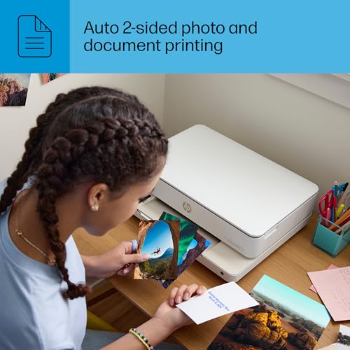 HP Envy 6155e Wireless All-in-One Color Inkjet Printer, Print, scan, Copy, Duplex Printing Best-for-Home, 3 Months of Instant Ink Included (714L5A) HP