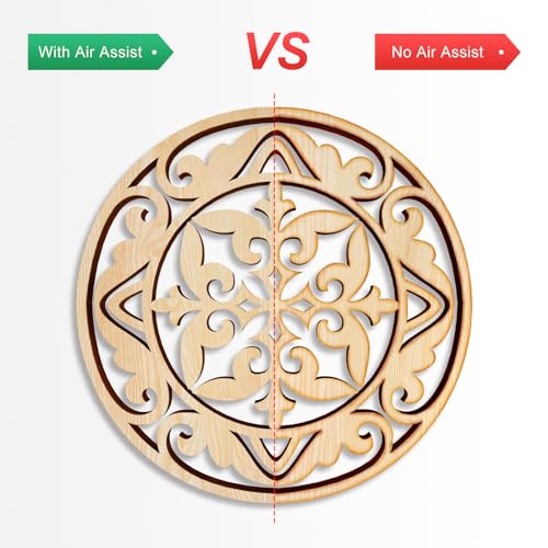 LASER TREE Laser Engraver Machine,10W Output Power, Higher Accuracy Laser Engraving Machine with Air Assist Pump, Eye Protection Laser Module, Laser Engraver for Wood and Metal, Acrylic, Leather LASER TREE