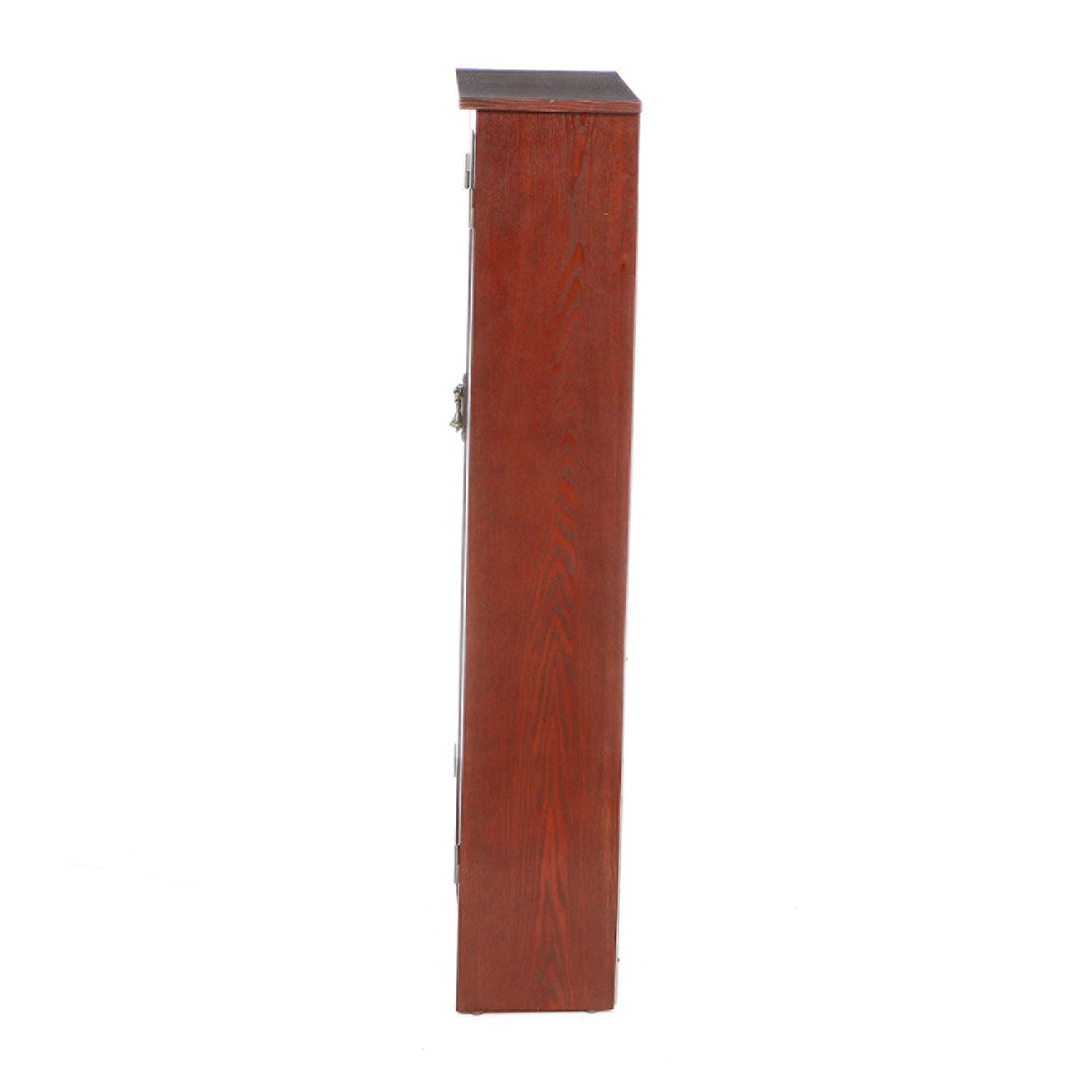 SEI Furniture Window Pane Storage Adjustable Shelves Display Cabinet, 47.75" H x 26.25" W x 9.5" D, Cherry SEI Furniture