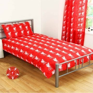 Liverpool FC Official Single Duvet Cover Set with Pillowcase (Reversible) Liverpool F.C.