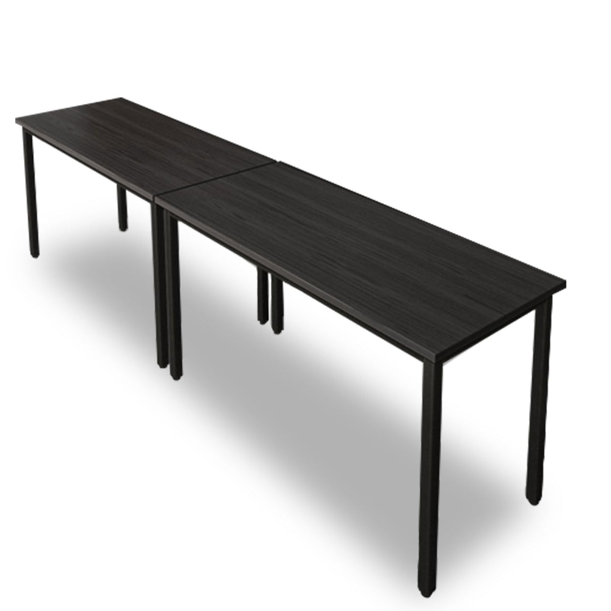 Bonzy Home Conference Tables 9ft Office Computer Desk for Meeting Room Study Writing Printer Podcast Table for 4-8 People Modern Black 2PCS 110.2"x23.6"x29.5" Bonzy Home