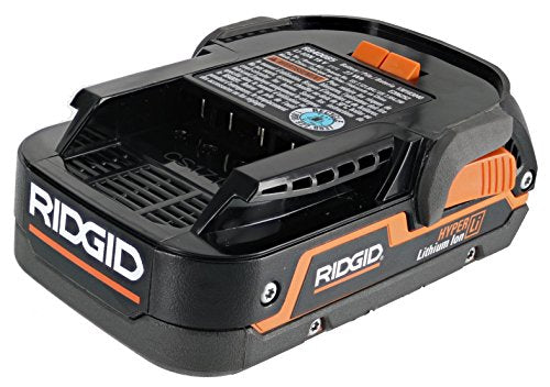 Ridgid Genuine OEM AC840085 1.5 Amp Hour 18V Compact Lithium Ion Power Tool Battery with Onboard Fuel Gauge and Flat Standing Base RIDGID