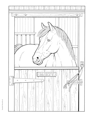 Adult Coloring Great Horses Coloring Book (Adult Coloring Books: Animals) Dover Publications