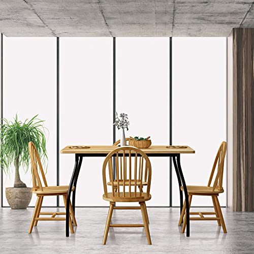 Giantex Wood Dining Chairs Set of 2, Windsor Chairs with Solid Wood Legs, High Spindle Back, H-Shaped Crossbars, Vintage Country Farmhouse Style Wooden Side Chairs Giantex