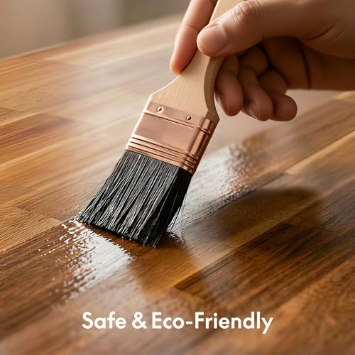 FLEXISPOT Acacia Solid Wood 55"x28" Butcher Block Desktop – Thick Beveled Edge Tabletop for Standing Desk, Office Table, Workbench, DIY Furniture Projects, Natural FLEXISPOT