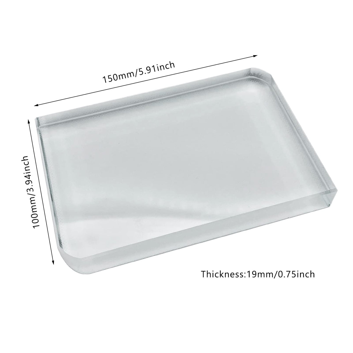 Ismosm Sublimation Crystal Blanks, Two Pack Glass Plaque Blanks for Sublimation Award Plaque, Picture Frame, Sublimation Gifts, Crystal Tabletop Decor, DIY Sublimation Blanks with Improved Gift Box Ismosm