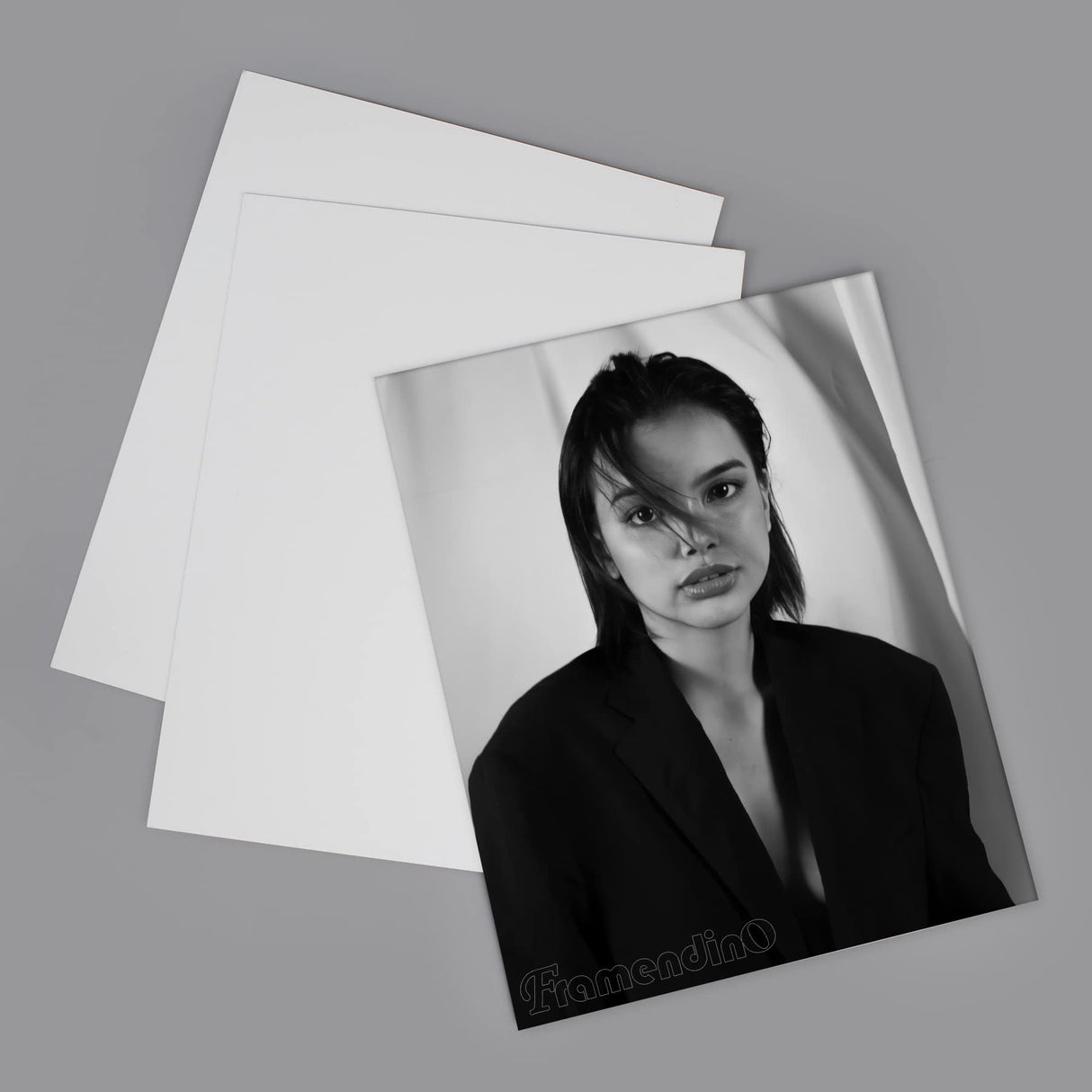 Framendino, 6 Pack Sublimation Blank Aluminum Metal Photo Wall Poster Frame for Thermal Sublimation Printing Photo (8x10 Inch) Framendino