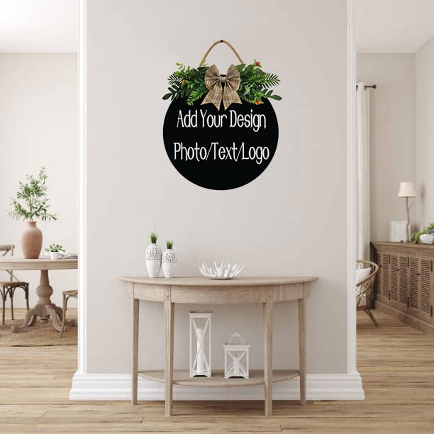 Personalized Custom Wood Signs, 12"x12" 11"x11" Customized Wooden Board Decoration Farmhouse Plank Decor, Personalized Door Signs, Custom Family Sign, Name Date, Custom Rustic Sign for Home KPSheng