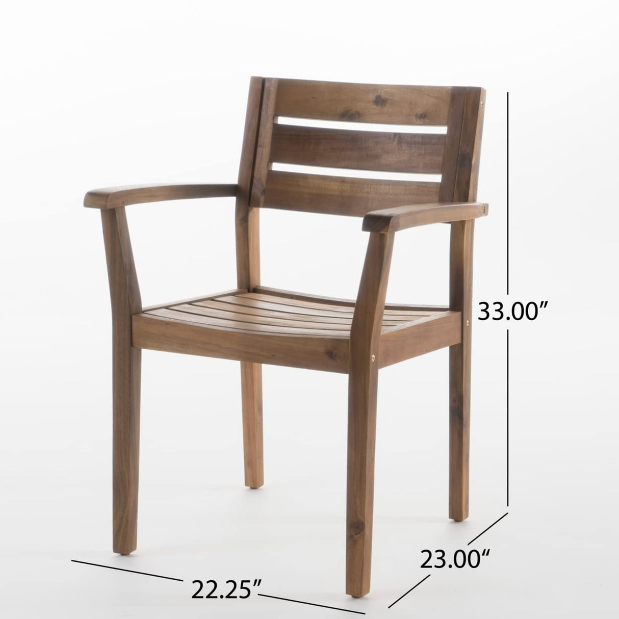 Christopher Knight Home Solomon Outdoor 5 Piece Acacia Wood Dining Set, Teak Finish Christopher Knight Home