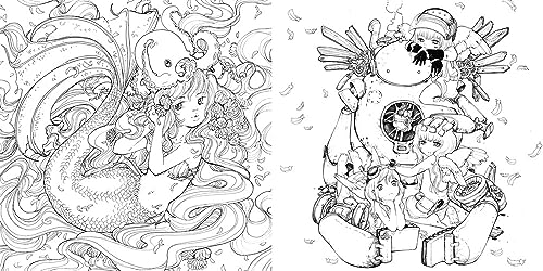 Best of Pop Manga Coloring Book WoodArtSupply