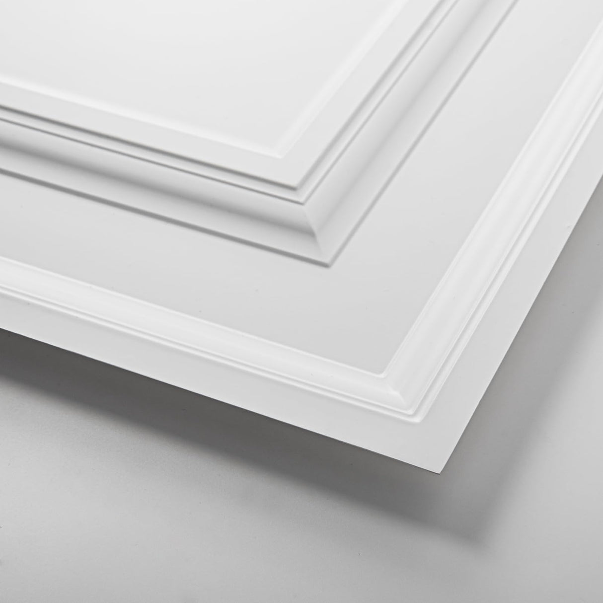 Art3d 12-Pack Drop Ceiling Tiles 2x4 Ft, PVC Decorative Ceiling Covering Panels for Basement Kitchen Bathroom, 24x48 Inch, Cover 96 Sq. Ft, Smooth White Art3d