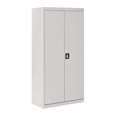 Sandusky Lee EA4R362472-05 Welded Steel Elite Storage Cabinet with Adjustable Shelves, 24" Length x 36" Width x 72" Height, Dove Gray