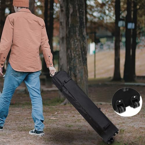 10x10 Pop Up Canopy Tent, Outdoor Canopy for Patio with Roller Bag, 3 Adjustable Heights, Outdoor Tent Canopy for Backyard/Bench/Garden,Black SAILARY