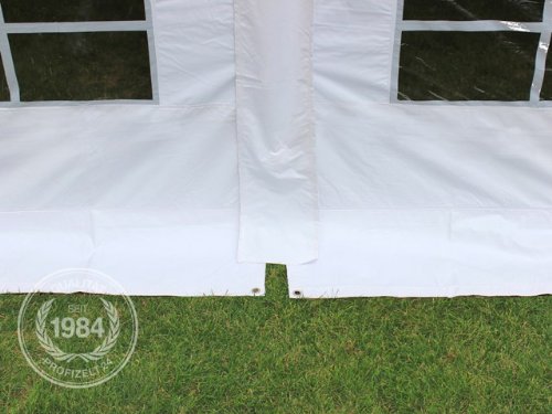 TOOLPORT 13x16 ft Marquee Party Tent PVC 700 N Canopy Waterproof White TOOLPORT