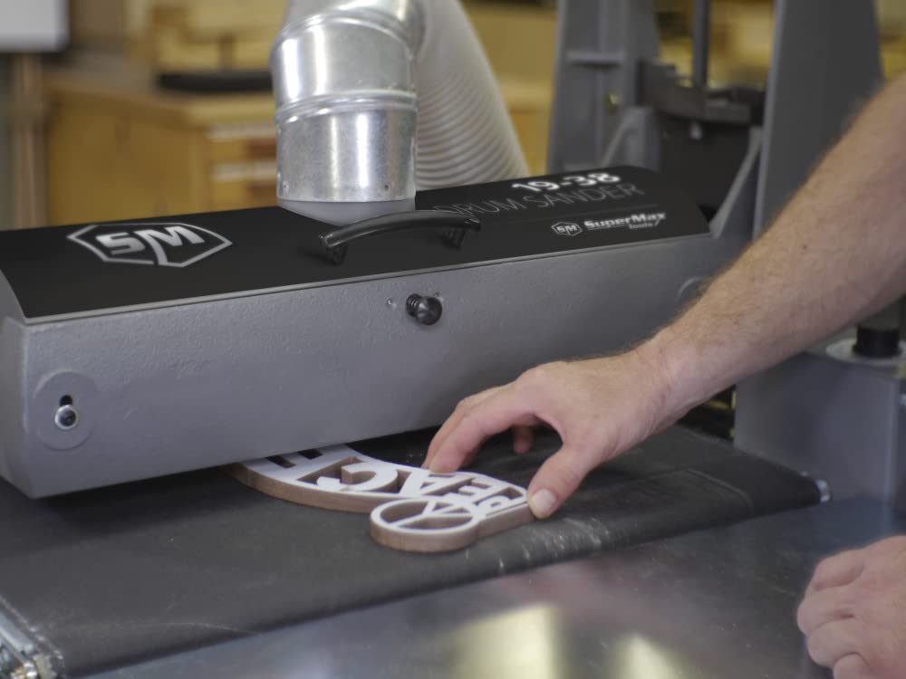 Supermax Tools 19-38 Drum Sander With Open Stand Supermax Tools