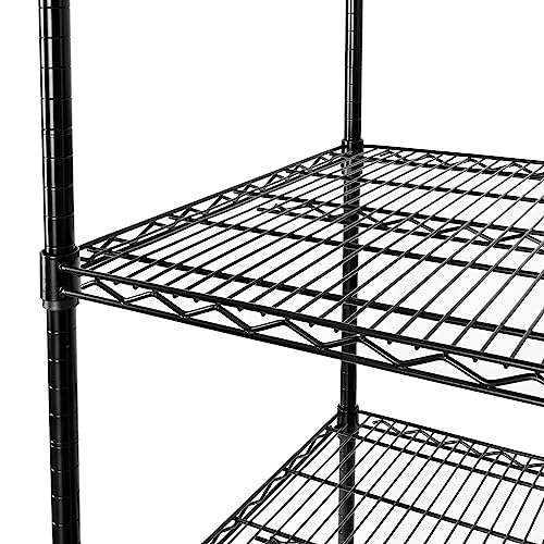 Seville Classics UltraDurable Heavy Duty NSF Solid Steel Wire Rack Storage Unit, Organizer for Garage, Warehouse, Office, Restaurant, Classroom, Seville Classics