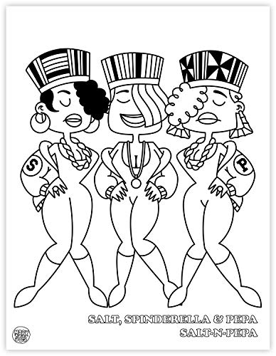 Hip Hop Coloring Book Dokument Forlag