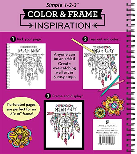 Color & Frame - Inspiration (Adult Coloring Book) Publications International, Ltd.