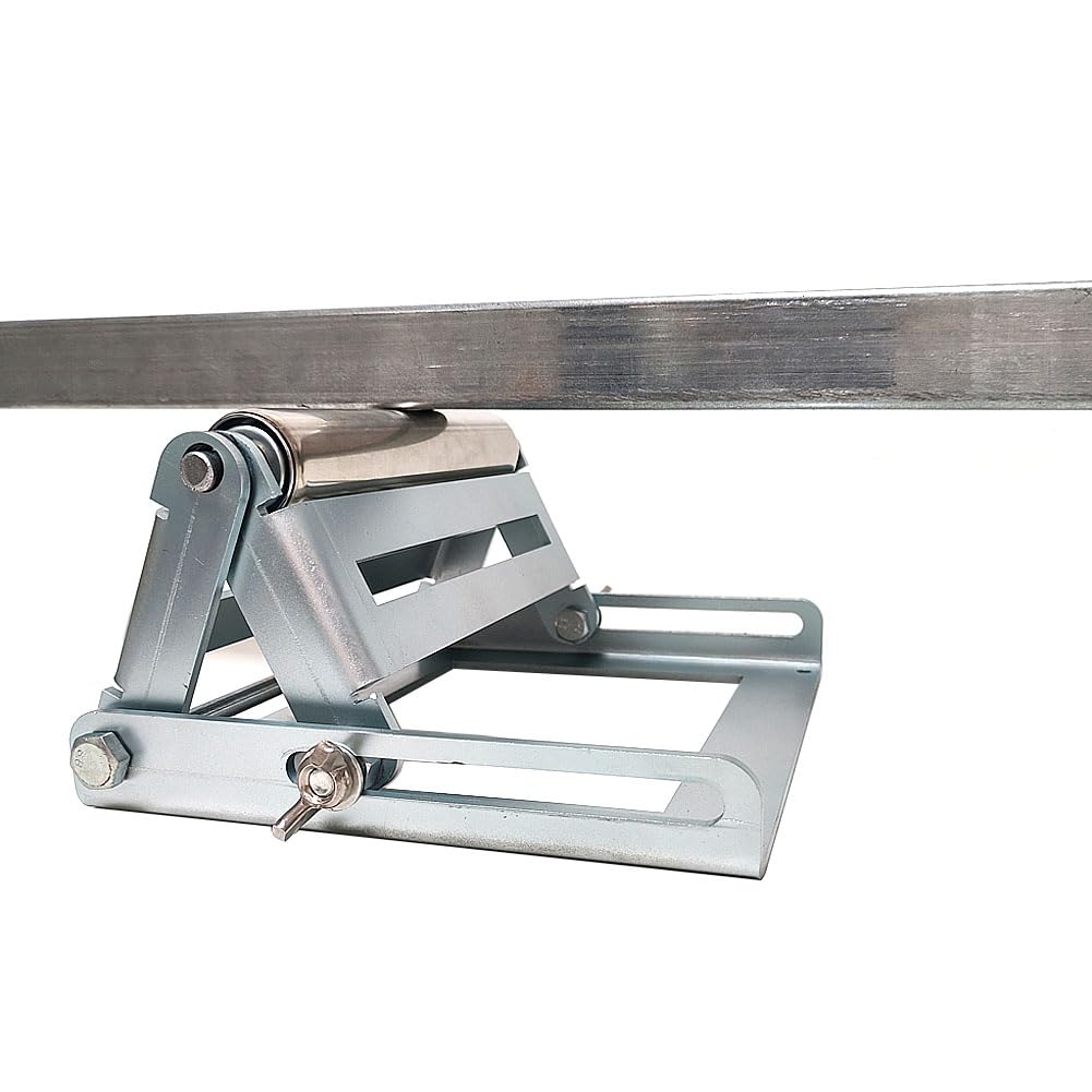 Adjustable Miter Saw Roller Stand, Adjustable Cutting Machine Support Frame, Roller Stand for Woodworking. 280 Lbs Capacity and Height Adjustment From 2.3 Inches To 5.3 Inches WUXIANCILANG