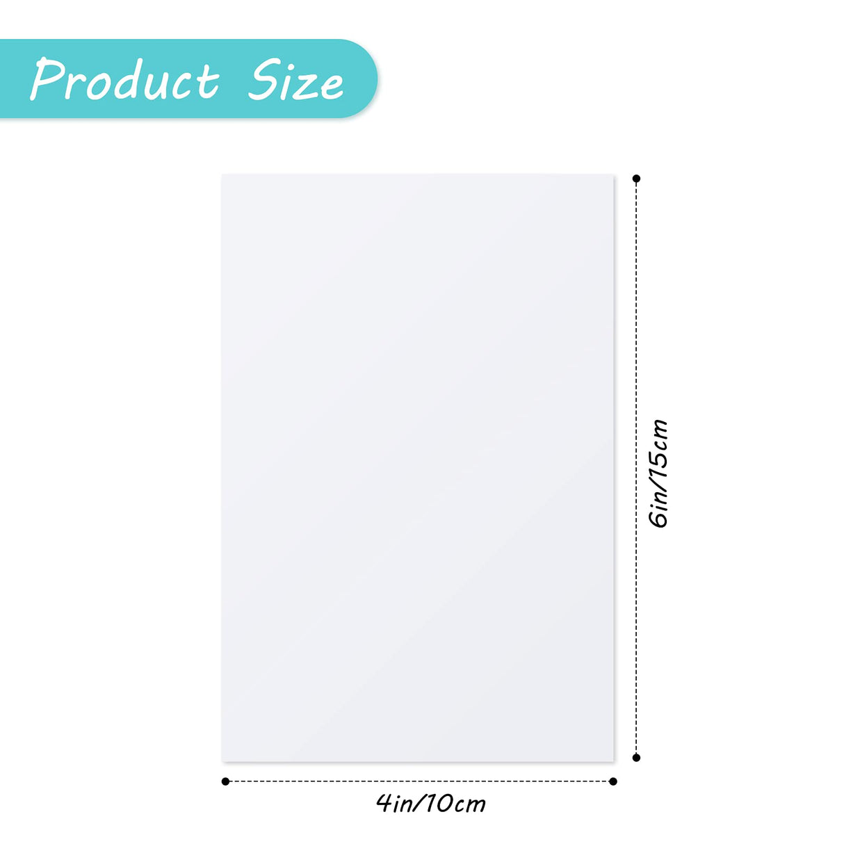 Hotop 8 Pieces Sublimation Aluminum Photo Sign Metal Blank Photo Board Sublimation Picture Panel Wall Art Aluminum Plate for Wedding DIY Printing Bedroom Living Room, White(12 x 8 Inch) Hotop