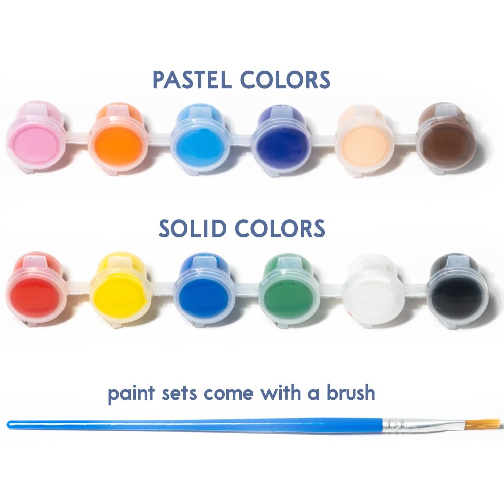 Lara Laser Works Single, DIY Wooden Painting Crafts for Kids, Easter Egg Paint Set Personalized w/Name - 5 Designs - Decorating Easter Egg Basket Stuffer for Children, Make Your Own Easter Eggs Lara Laser Works