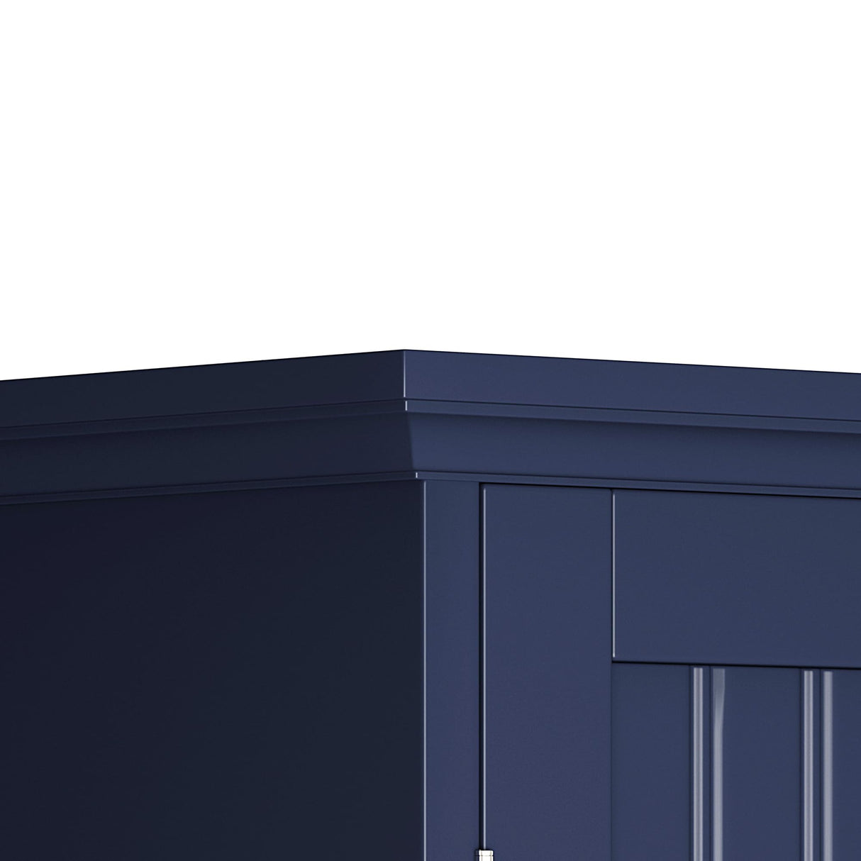 ChooChoo Bathroom Wall Cabinet, Over The Toilet Space Saver Storage Cabinet, Medicine Cabinet with 2 Door and Adjustable Shelves, Cupboard, Navy Blue ChooChoo