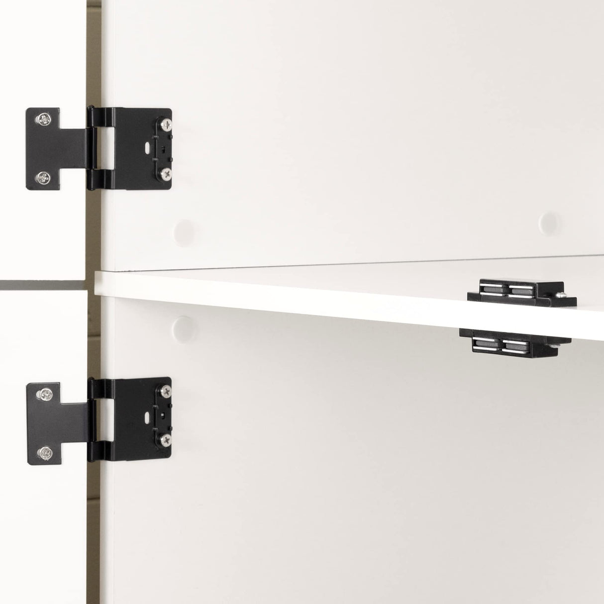 South Shore Farnel 4-Door Storage Cabinet-Pure White, Tall South Shore