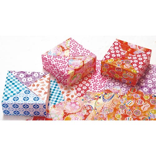 JapanBargain, 300 Sheets Japanese Washi Paper Chiyogami Paper Origami Folding Paper Yuzen Style 3 inch Made in Japan, 7.5 cm JapanBargain