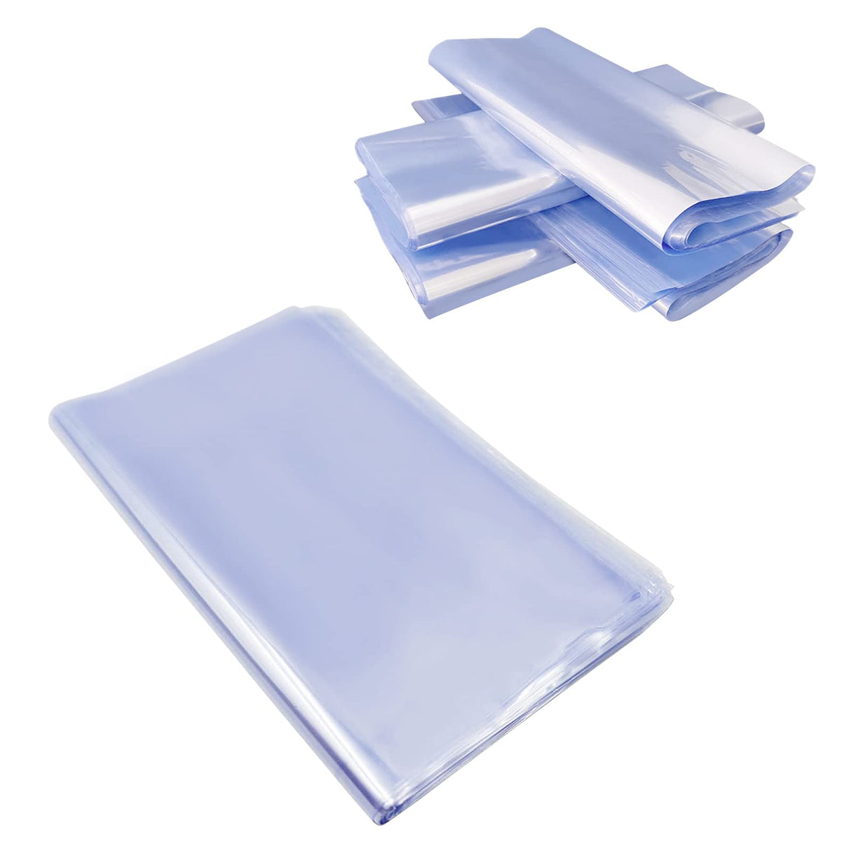 Heat Shrink Bag-Hoatai 12x18"Professional Grade Heat Shrink Wrap is Used to Store Wrap Embellished Items for Longer Life - Industrial Grade Shrink Wrap Bags Transparent and Odorless(100 Pcs) Hoatai