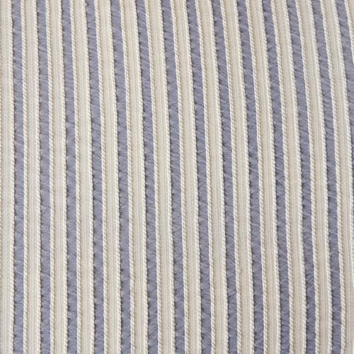 BUPIRD Comforter Set King Striped Blue 100% Soft Washed Microfiber Jacquard 3 Pieces King Striped Bedding Sets Blue White Comforter for All Seasons and 2 Pillowcases Comfort Breathable BUPIRD