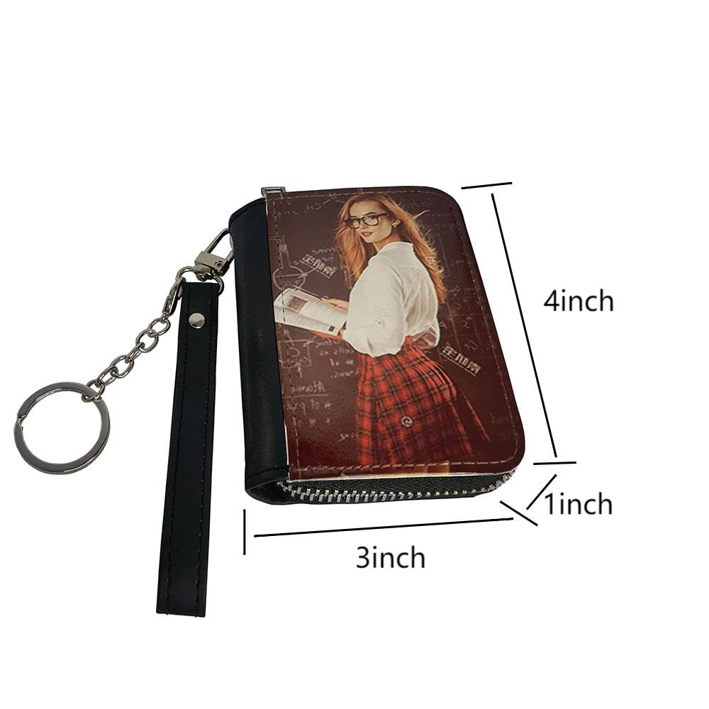 Yongkang Sublimation Small Coin Purse Women Wallet Blanks Leather Coin Credit Card Holder Diy Crafts (Black) Yongkang