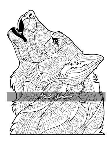 Amazing Dogs Coloring Book: Beautiful Dogs, Adorable Puppies, and Relaxing Designs for Adults and Teens WoodArtSupply