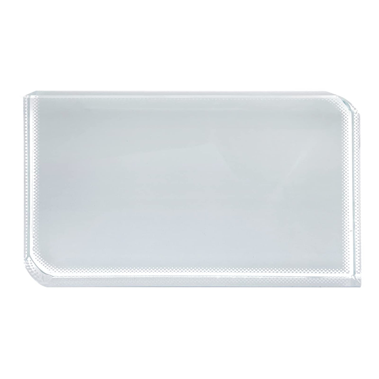 YGFRSTO Crystal Sublimation Blanks Sublimation Glass for Custom Picture Photo Frame, Award Plaque, Crystal Tabletop Decor, in-Loving Memory Sublimatin Printing Products (Rectangle) YGFRSTO